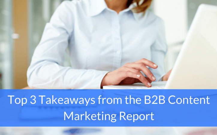 b2b content marketing report