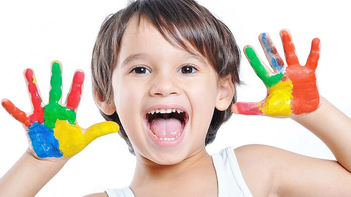 finger-painting