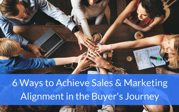 sales and marketing alignment buyer's journey