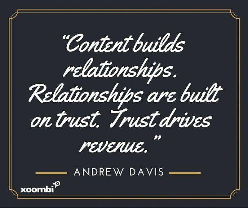 Content builds relationships