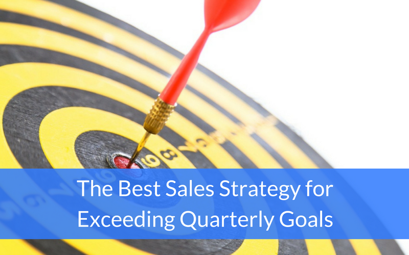 sales strategy quarterly goals