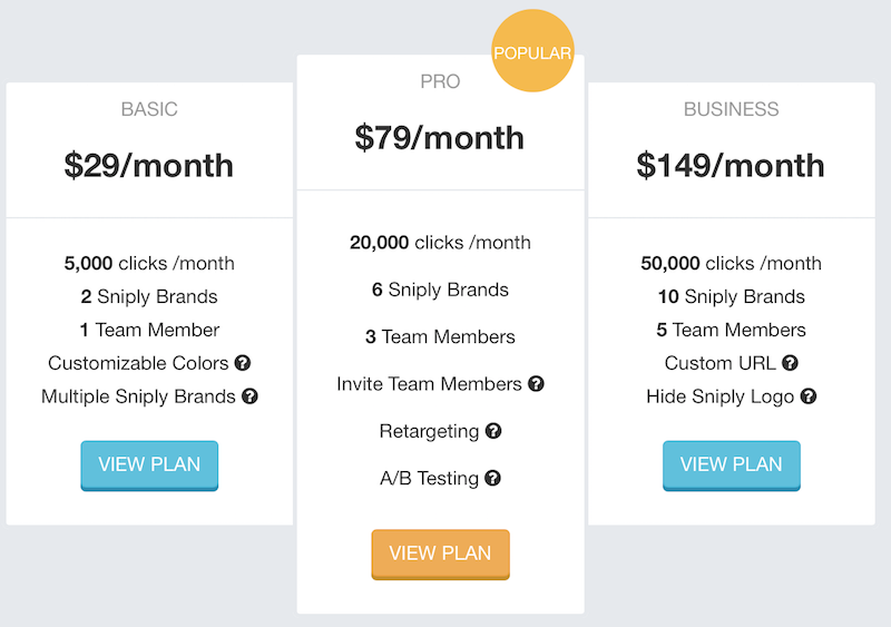 sniply_pricing